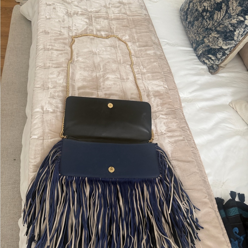 Sam Edelman Cross Body Bag with Fringe NWT - Picture 3 of 8